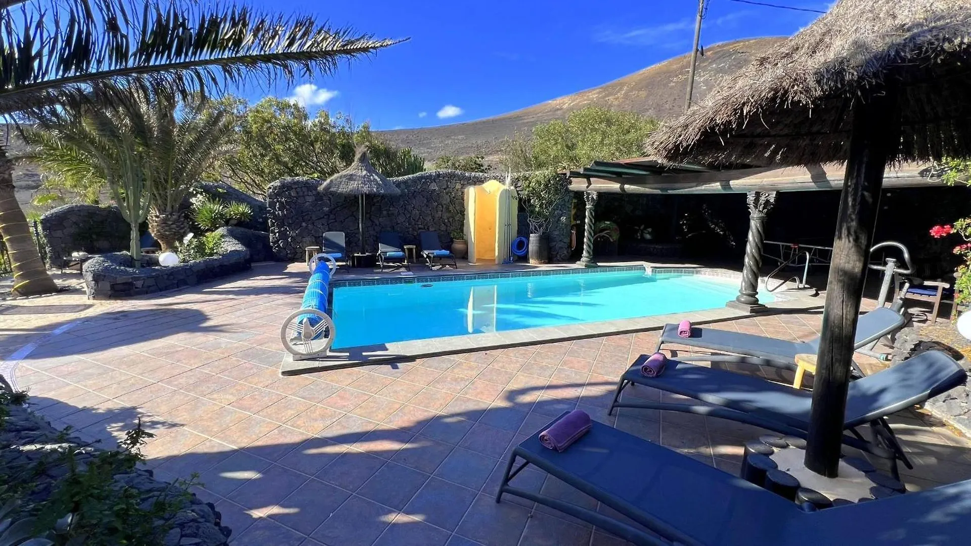 Concha - Sonnenbett, Sauna, Traumhafter Meerblick, Beheizter Pool, Billiard, Tischtennis La Asomada  0*, La Asomada (Lanzarote)